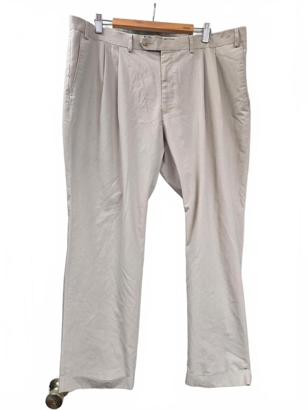 Ralph Lauren Men's Beige Dress Pants with Pleats